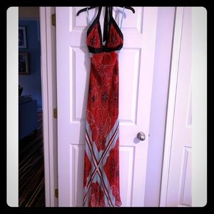 Marciano halter maxi dress